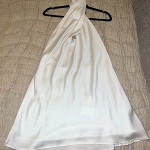 Show Me Your MuMu White Jasmine Halter Mini Dress